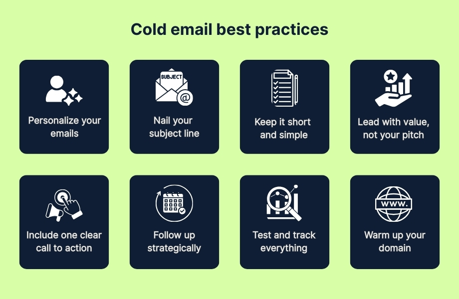 cold email best practices